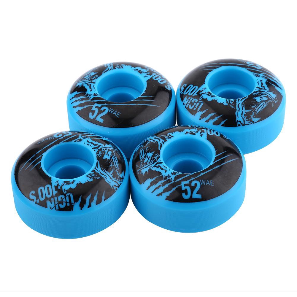 4pcs / set Roda Skateboard 95A 52x30mm Untuk Outdoor