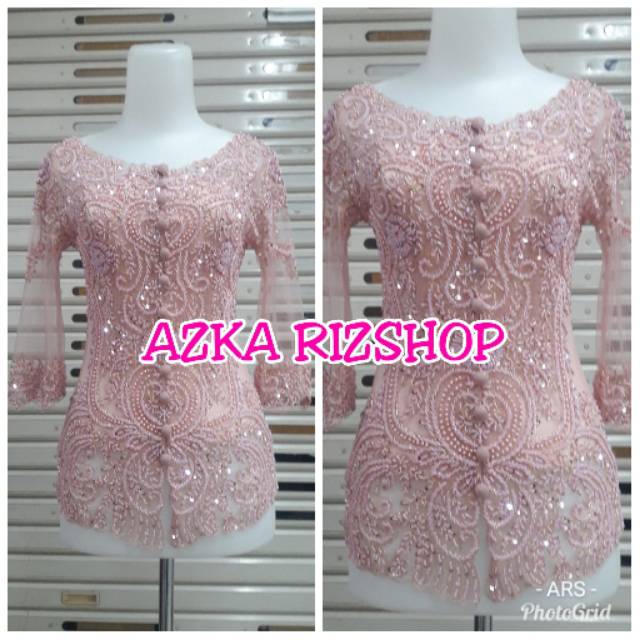 ATASAN KEBAYA WISUDA SABRINA LENGAN 7/8 KEBAYA NUDE KEBAYA PESTA KEBAYA LAMARAN + LONGTORSO