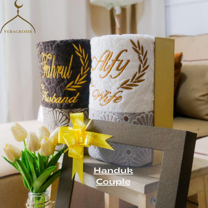 Handuk Couple Wedding Design Handuk Bordir Nama Handuk seserahan Morning Whistle By Terry Palmer