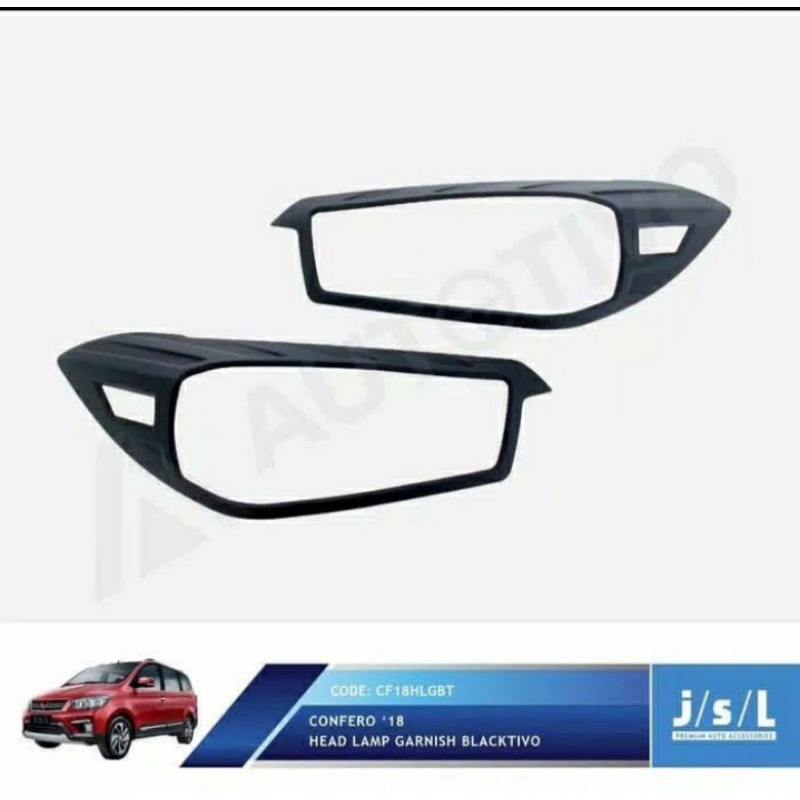 Garnish Lampu Depan Wuling Confero Blacktivo