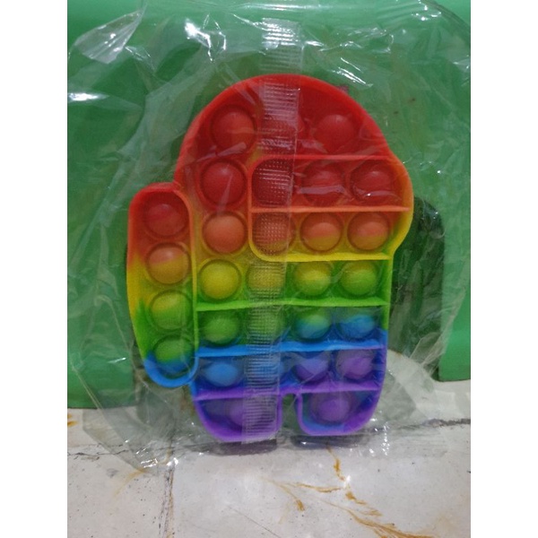 POP IT Rainbow Murah Mainan Pop it Tiktok-Astronot Rainbow
