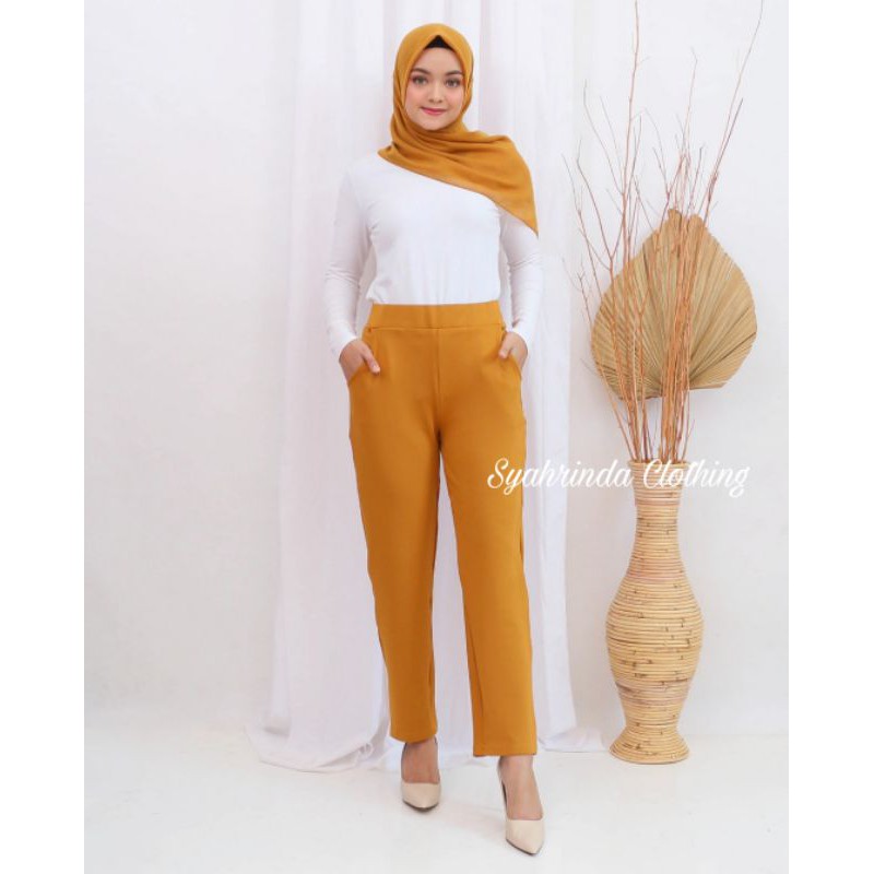 CELANA PANTS SCUBA PREMIUM CELANA PANJANG KERJA