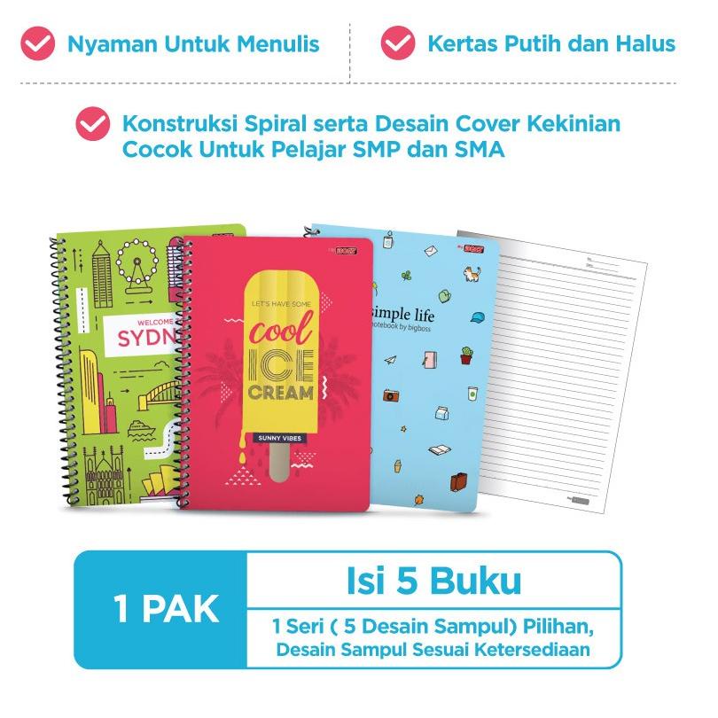 

(X3O9) ☆ BigBoss Buku Tulis Spiral 50 Lembar //Promo@harian
