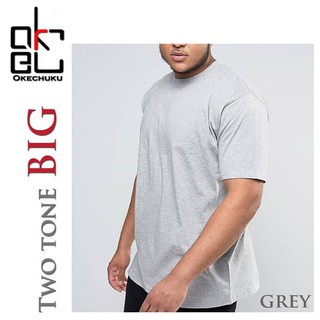  KAOS  BASIC TWOTONE JUMBO  BIG SIZE  OKECHUKU ORIGINAL MURAH  