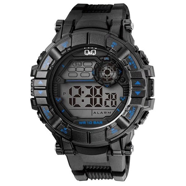 Jam Tangan Pria Casual Sporty Rubber Digital Original Q&amp;Q QnQ QQ M152 M152J Series