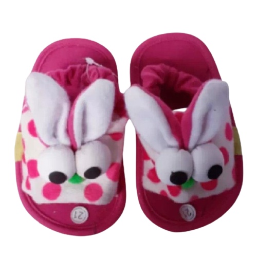 Sandal Bayi Selop Polkadot Boneka Mata New