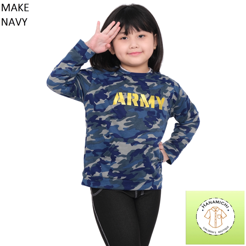 Hanamichi MAKE Sweater Anak Bergambar Lengan Panjang