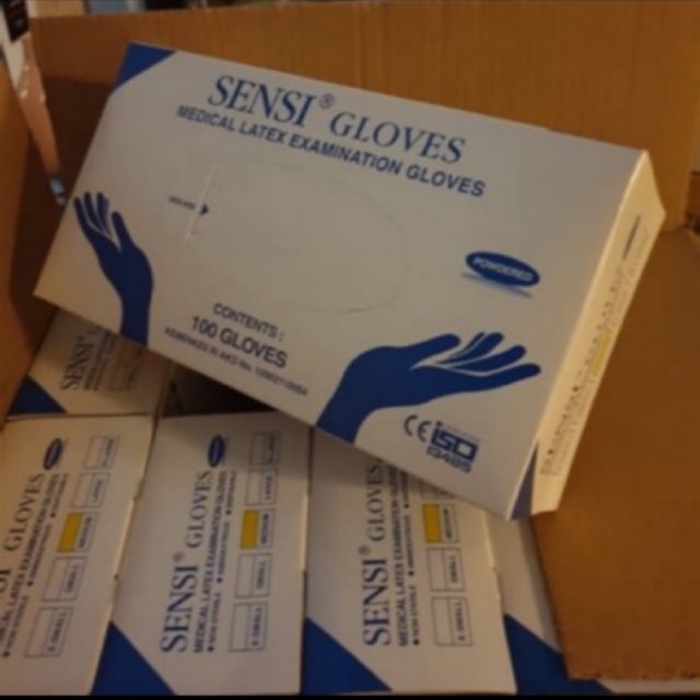 SENSI SARUNG TANGAN LATEX / LATEX HAND GLOVES LATEX GLOVE