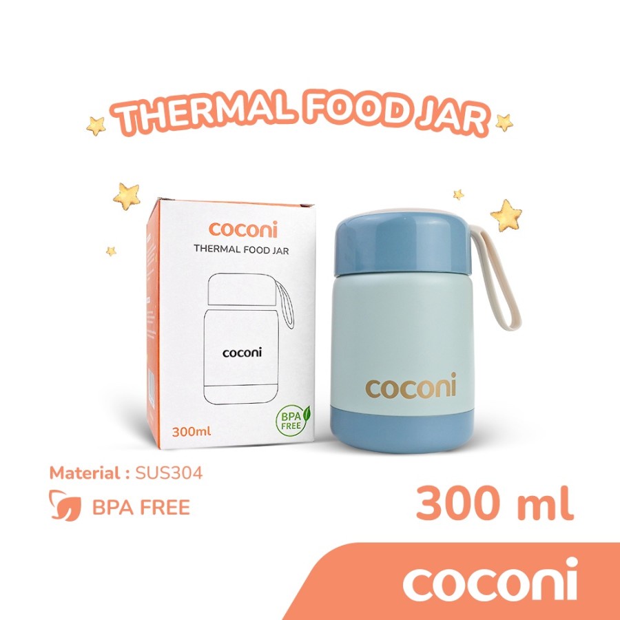 COCONI Thermal Food Jar Thermos | Termos Makan Sup MPASI 300ml