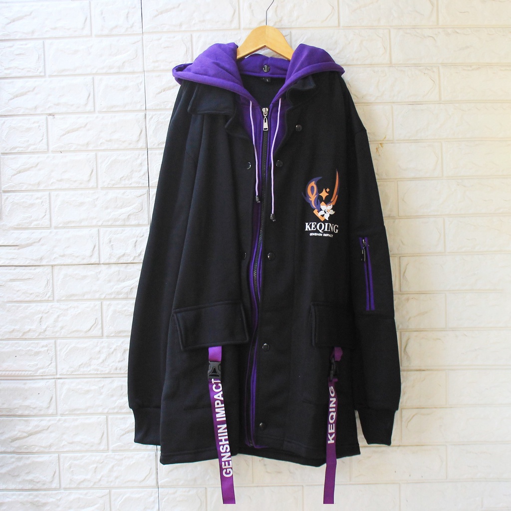 Keqing Arknights Jacket Jaket Anime Cosplay Game