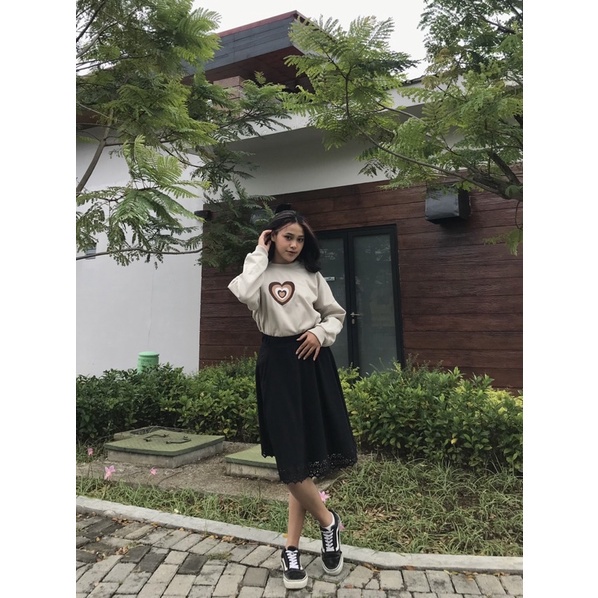 LOVE SIGN CREWNECK BAHAN BABYTERRY