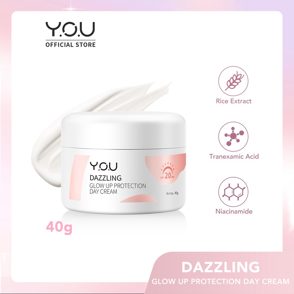 ⭐️ Beauty Expert ⭐️ YOU Dazzling Glow Up Protection Day Cream 40 Gr | Serum Night Cream 40 Gr