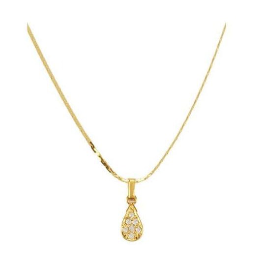 1901 JEWELRY KALUNG 258-26 (LAPIS EMAS) TERMURAH