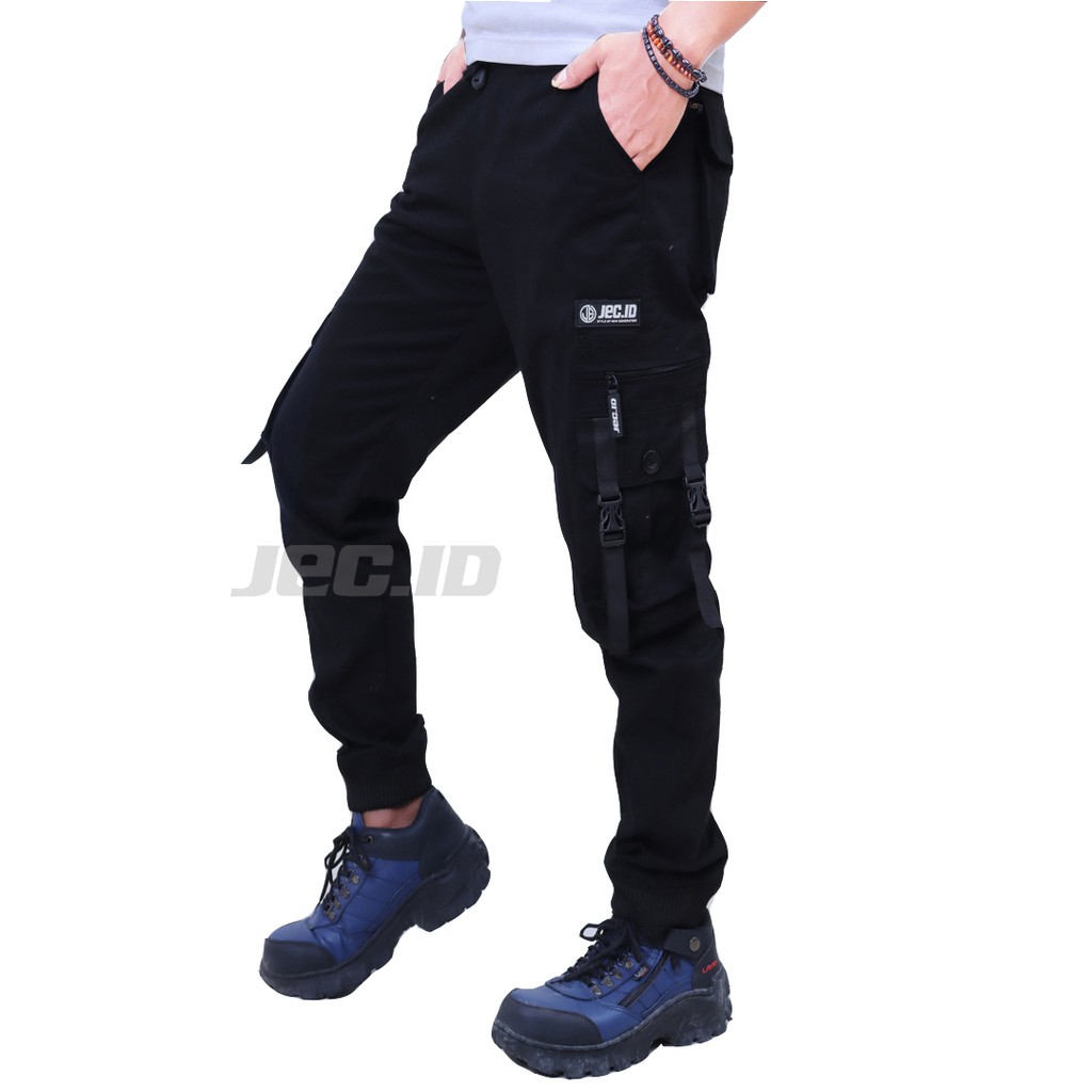Celana Panjang Jogger Slim Gesper JEC ID Premium