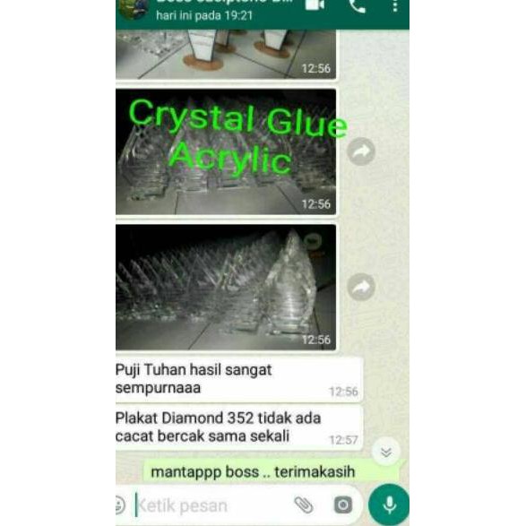 

Sangat Nyaman.. Lem akrilik SUPER 150ml