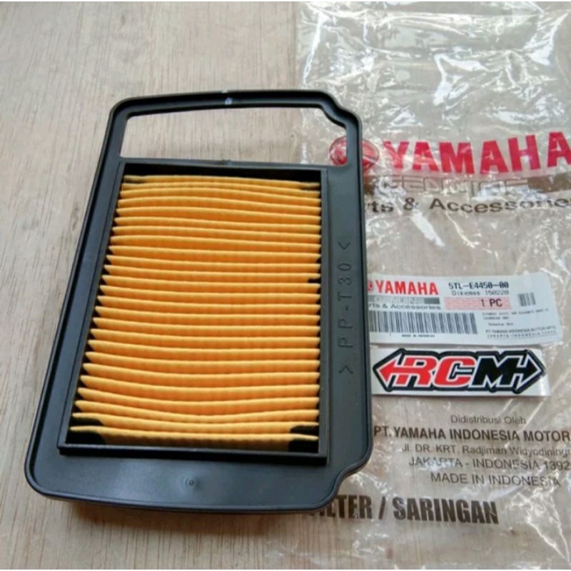 FILTER SARINGAN UDARA MIO KARBU CARBU SPORTY LAMA OLD ORI ORIGINAL YAMAHA YGP ASLI 5TL-E4450-00       JAMINAN ORIGINAL YAMAHA YGP PARTS