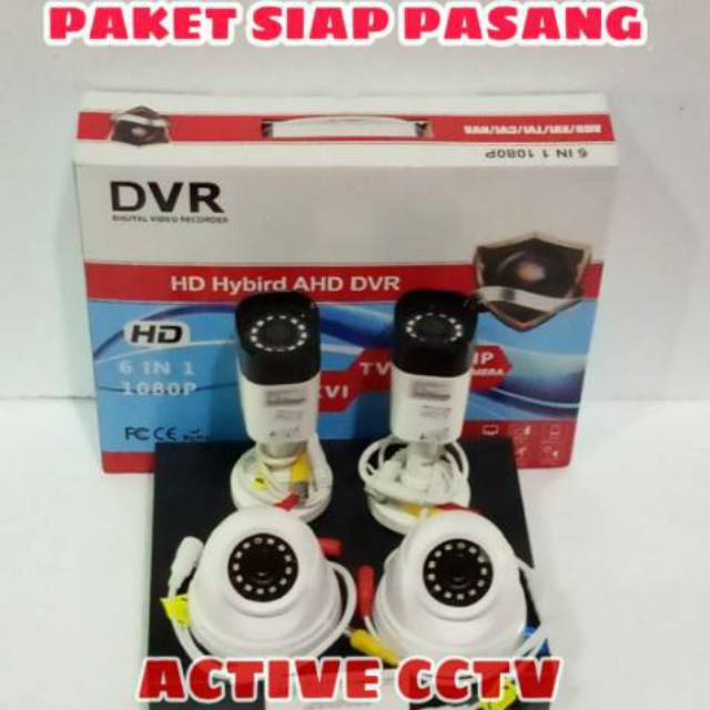 PROMO PAKET CCTV MURAH 4 KAMERA 720P 3MP 4 CHANNEL TINGGAL PASANG 4CH 4CHANEL 4CHANNEL