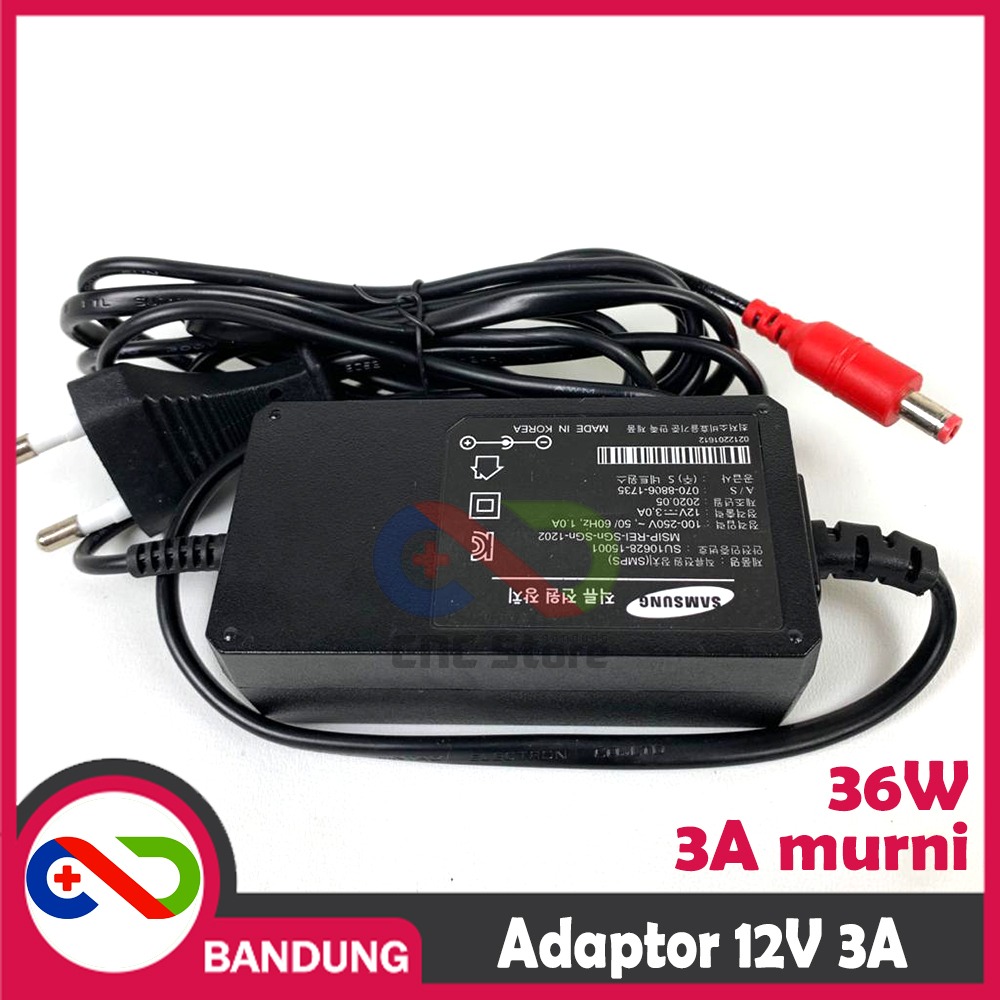 ADAPTOR 3A 12V MURNI 3A MERK SAMSUNG KOREA