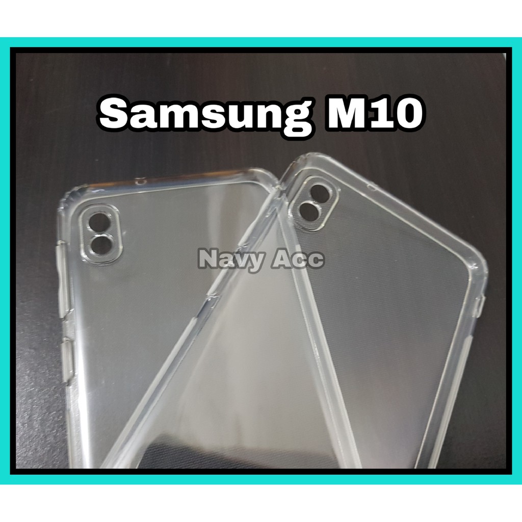 Case Samsung A10 - M10 - M20 Silicon Bening - Softcase Clear Samsung