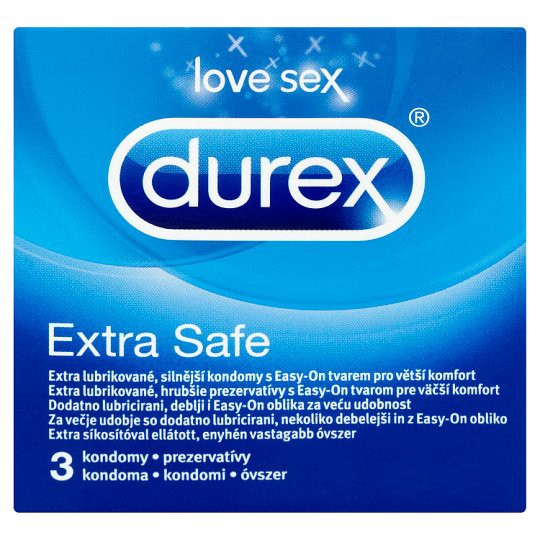 Durex Extra Safe Kondom isi 3 Pcs