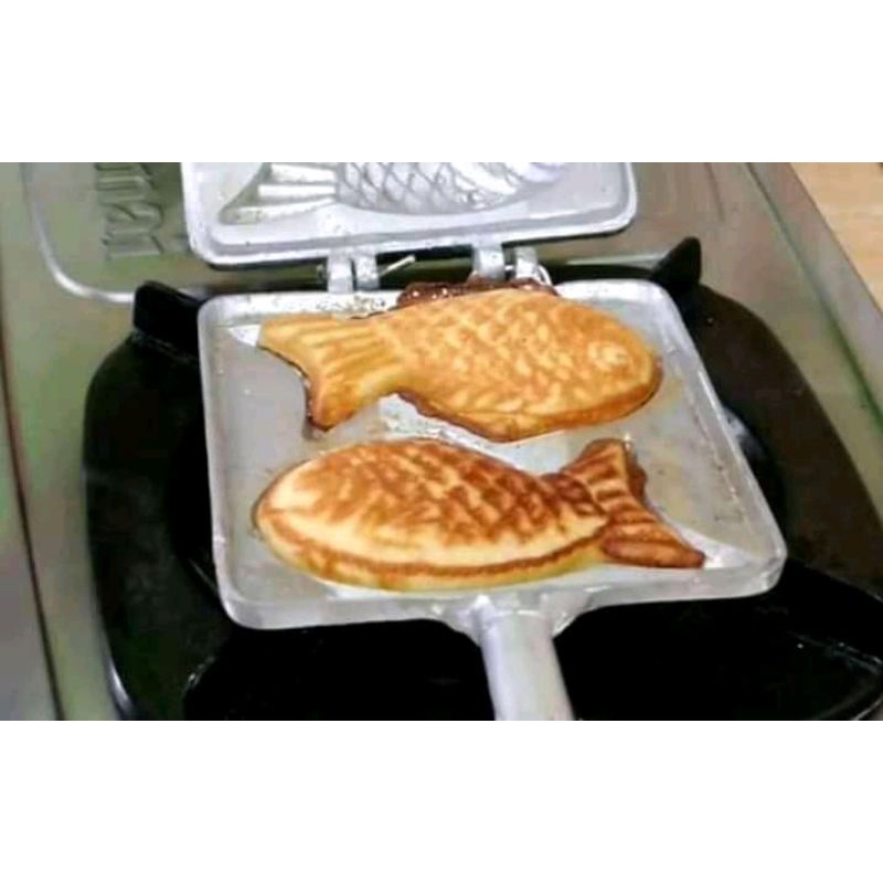 Cetakan Wafel Ikan / Cetakan kue bapel wafel