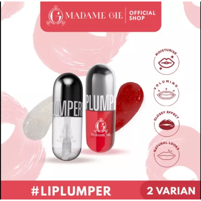 MADAME GIE LIP PLUMER/ LIPTINT/ LIPSTRIK MADAM GIE