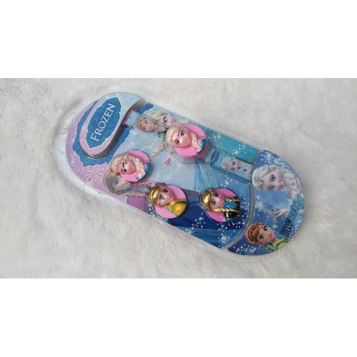 New Arrival JAM TANGAN ANAK PEREMPUAN FROZEN ELSA KEPALA DIGITAL FASHION MURAH Low Price!