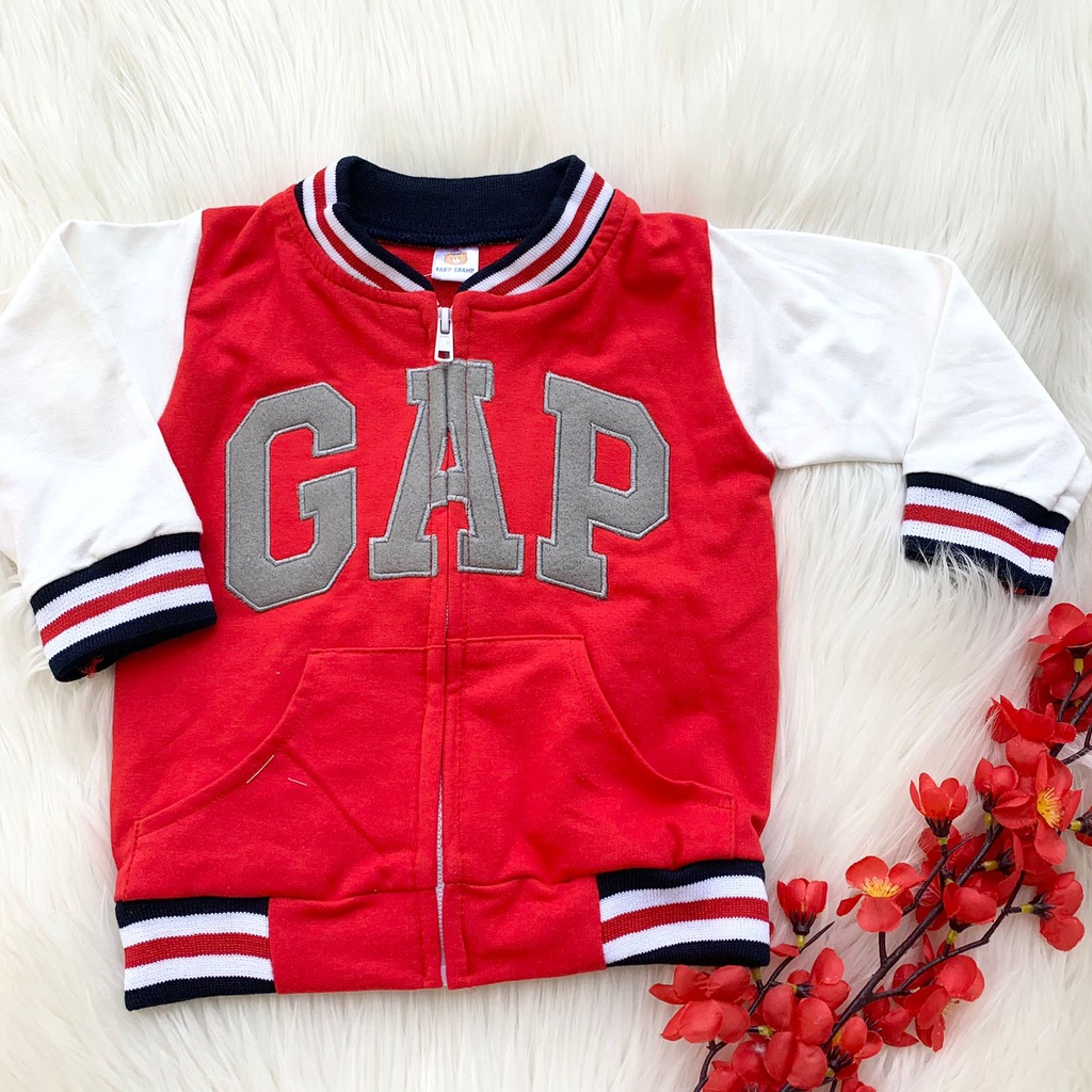 Baju outer luaran jaket pergi jalan lucu bestseller fashion anak bayi cowok laki murah -gap