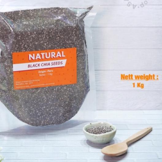 

@❥COD#❥Natural Black Chia Seed 1 Kgsiap dikirim.!!