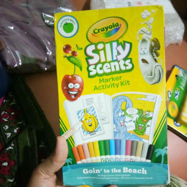 Crayola Silly Scents Marker Activity Kit - Go   in to the