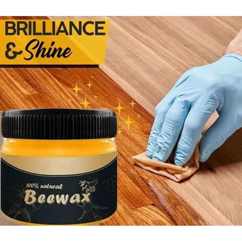 SKIKI91 - pembersih pengkilap meja kursi kayu furniture wood seasoning Beewax gel lebah alami