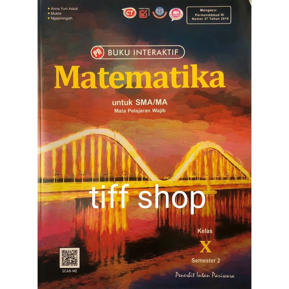 Jual Buku Pr Interaktif Matematika Wajib Kelas X Semester 2 K13 Revisi Intan Pariwara Indonesia Shopee Indonesia