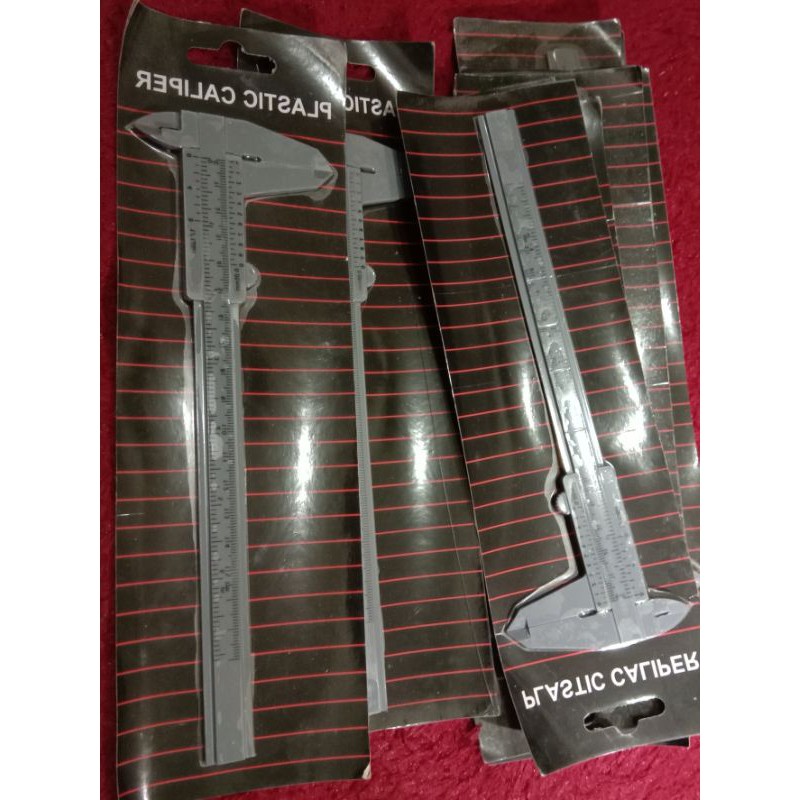 Sketmat PVC 6&quot; / Jangka Sorong Manual Plastik 150mm / Plastic Caliper