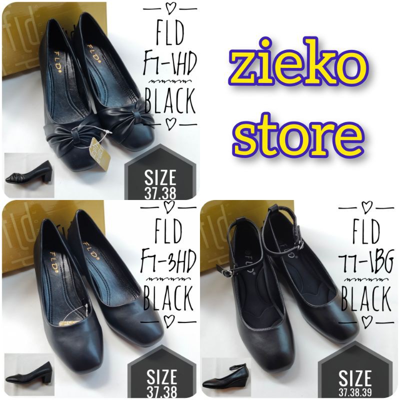 SEPATU KERJA PANTOFEL WANITA ORIGINAL FLD