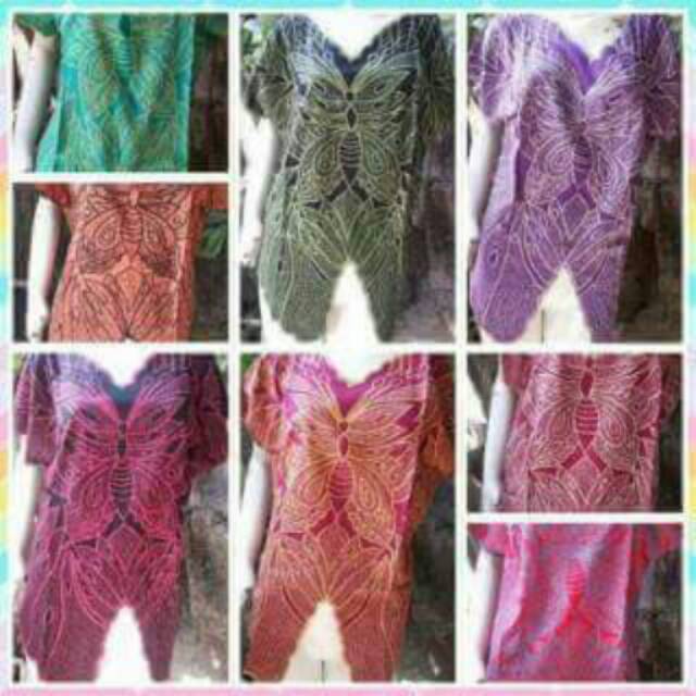 Atasan kupu bordir bali