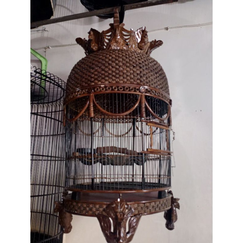 SANGKAR PEKUTUT MAHKOTA RAJUT [FINISHING]