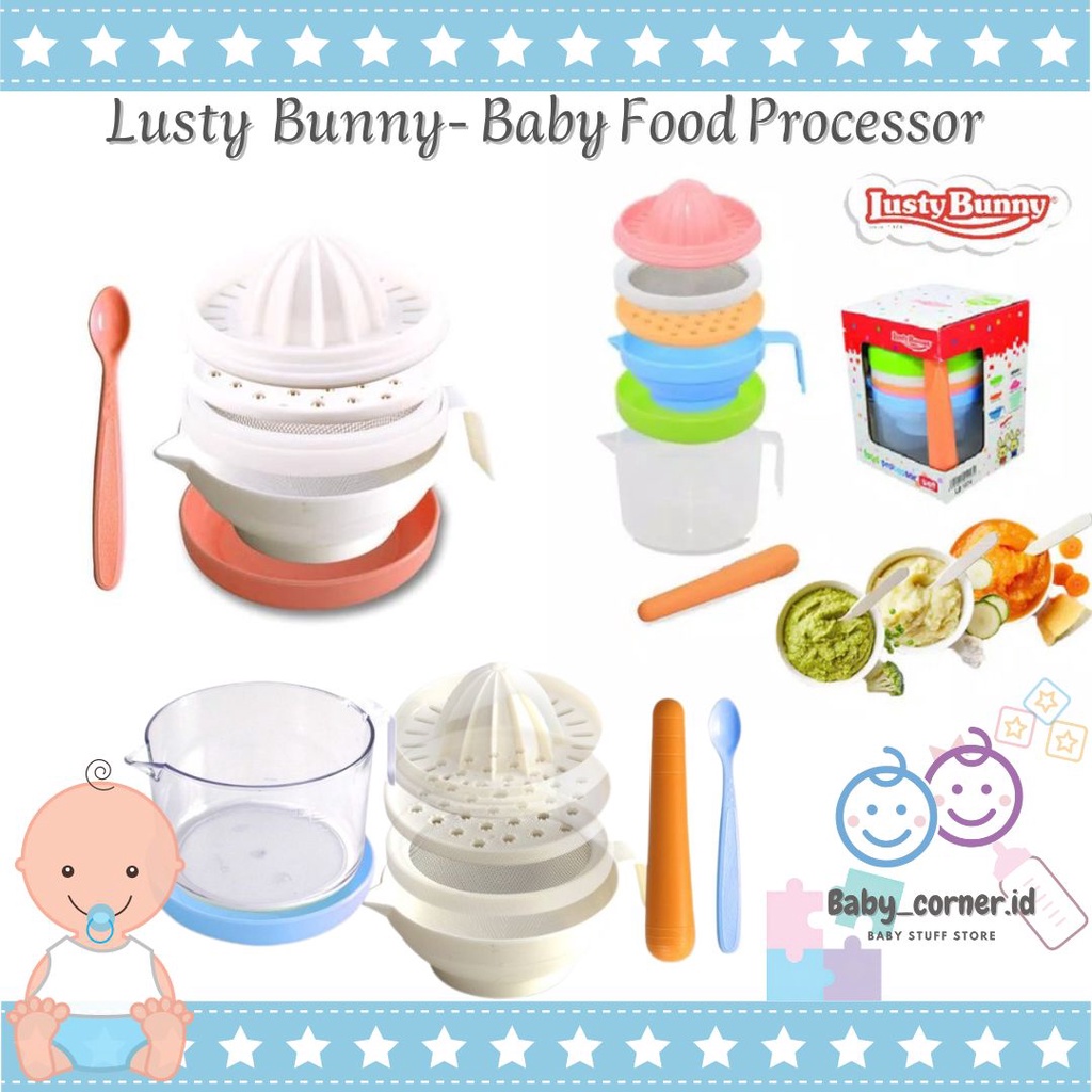 Alat Pembuat Makanan Mpasi Bayi | Lusty Bunny | Baby Food Maker Set