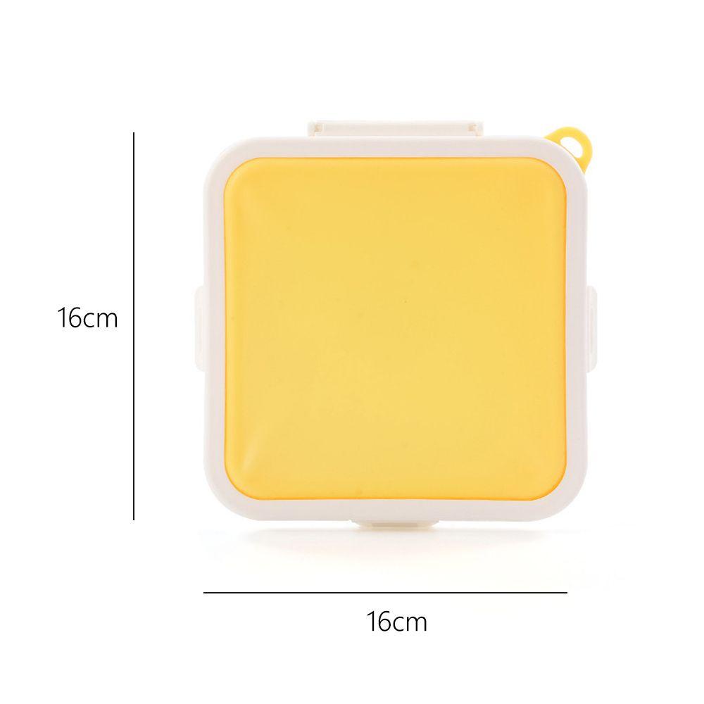 R-FLOWER Lunch Box Microwave Reusable Silicone Tempat Penyimpanan Makanan