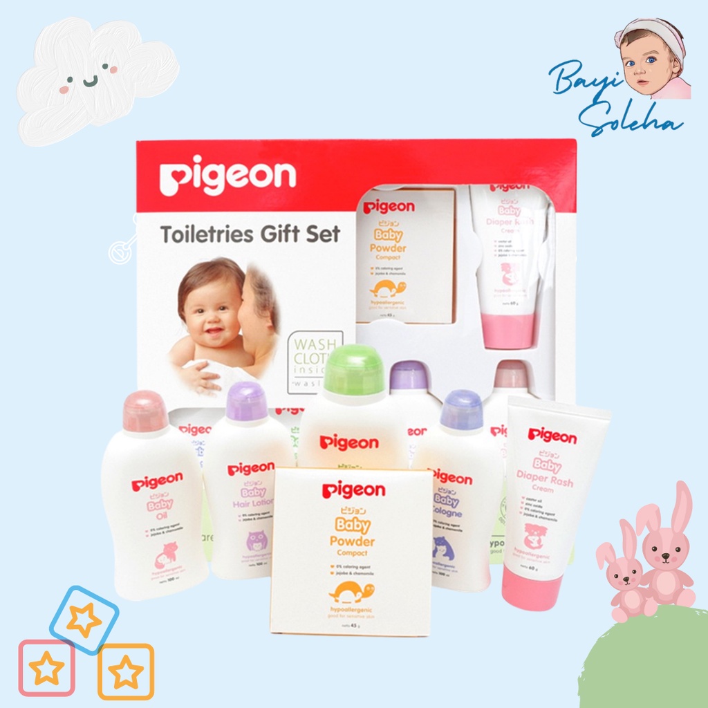 Pigeon Toiletries Gift Set / Sabun Mandi Bayi