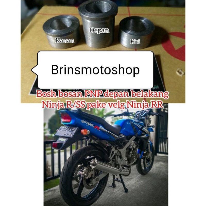 Bosh / Boshing Luar Velg Standar Ninja RR Original / Vnd/ / Vrossi / Rcb / Pnp Ninja R Ss depan bela