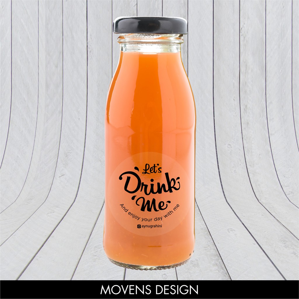 30 Ide Stiker  Label Minuman  Botol Aneka Stiker  Keren