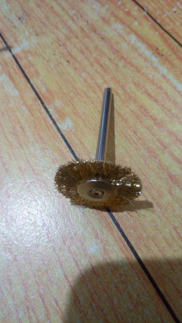 2 Pcs Sikat Kawat Roda Besi Brush Wire Mini Grinder Baja Brush Isi 2