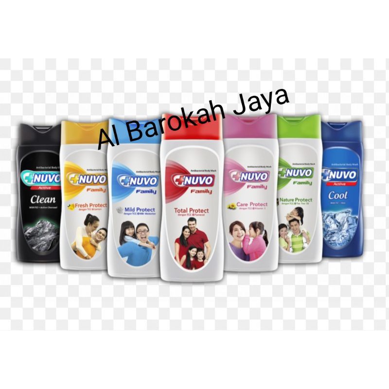 Nuvo Body Wash Active Cool Botol 250ml - Sabun Mandi Cair