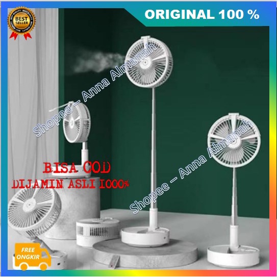 [BISA COD] PROMO Humidifier Kipas Angin Portable Lipat Portable Fan Kipas Angin Portable 100% ORIGIN
