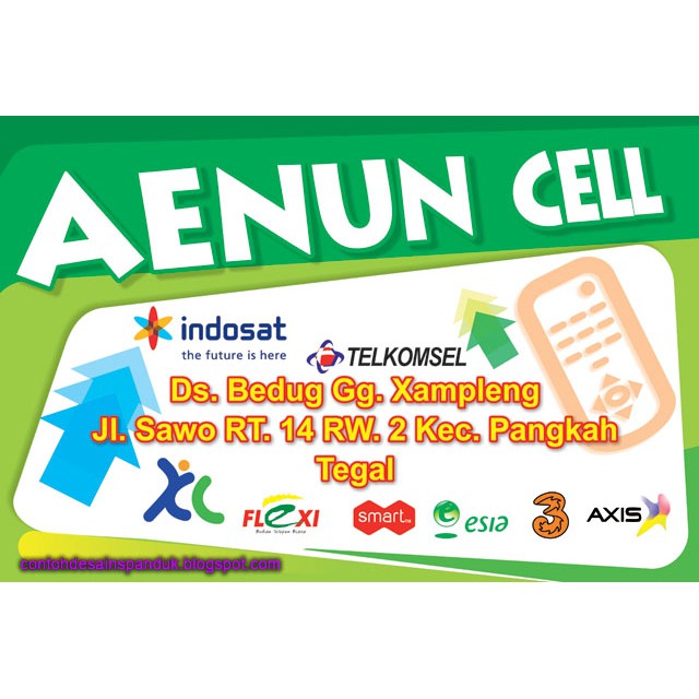 spanduk konter / spanduk kuota / banner konter pulsa / spanduk olshop / spanduk hp / 1 hari jadi