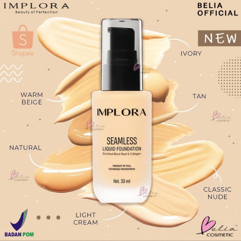 IMPLORA  SEAMLESS LIQUD FOUNDATION