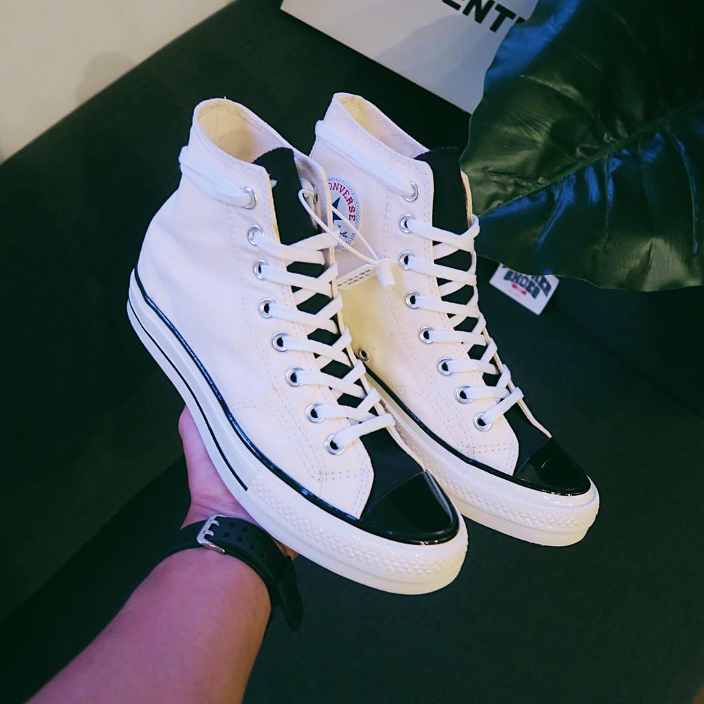 ( BISA COD ) SEPATU CONVERSE 70S HI x FOG ESSENTIALS NATURAL BLACK