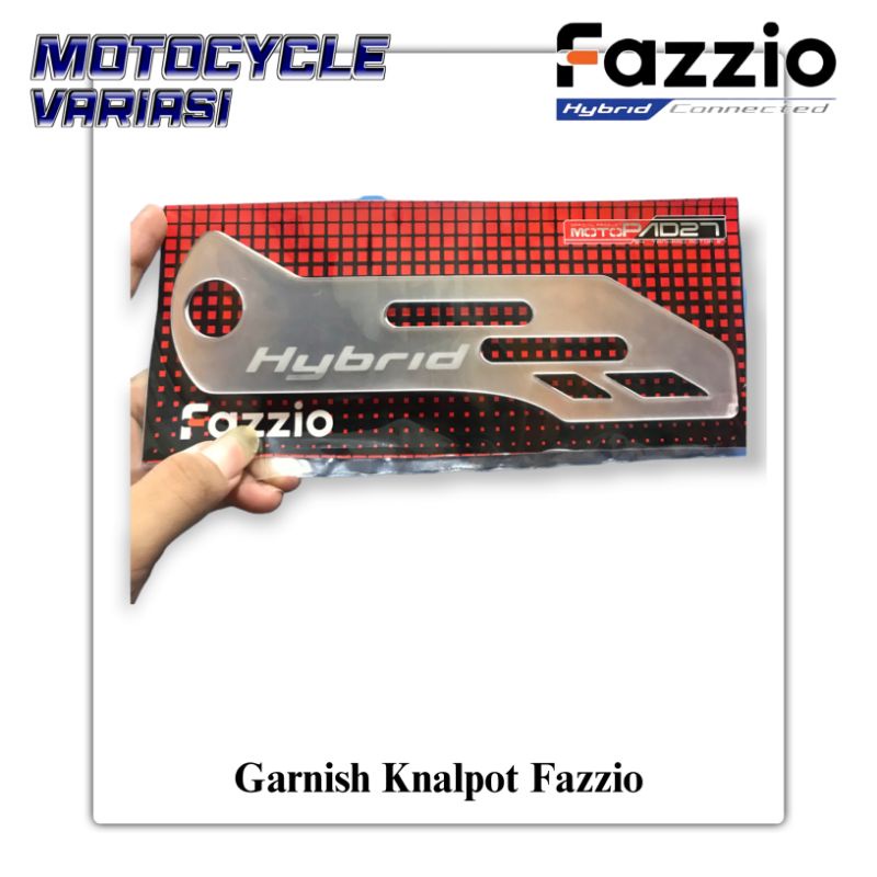 Garnish Knalpot Fazzio Muffler Garnish Cover Knalpot Fazzio