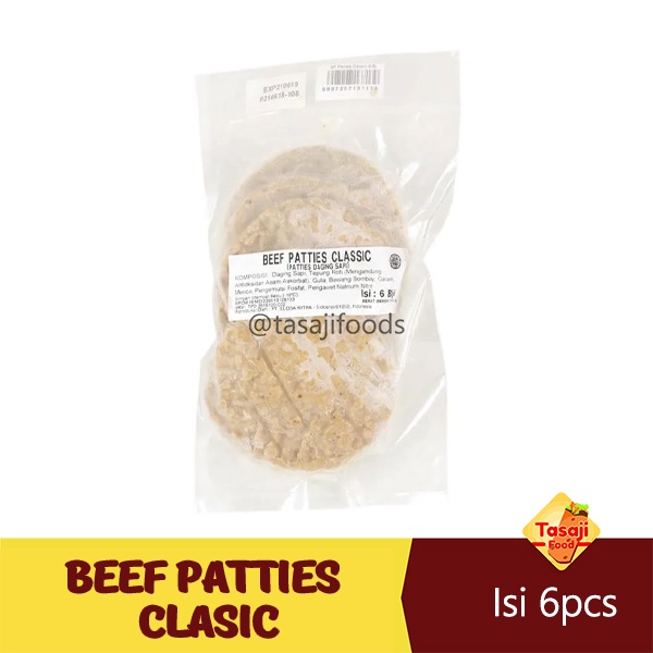 Beef Patties Clasic 6 BJ 250 G