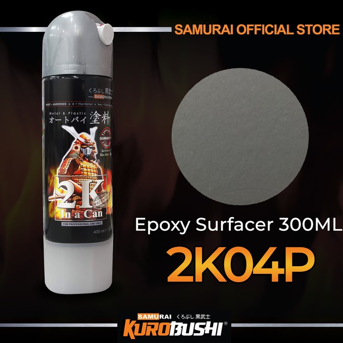 Samurai Paint Epoxy Surfacer 2K04P (Grey 300ml) #2K04P